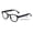 Blue, variant on V.W.E. Progressive Multifocus Round Reading Glasses – Tri-Focal Clear Reader - Wood Grain Printed 7027 +1.50