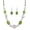 Lime Green, variant on Multi Color Beaded Statement Necklace and Earrings for women Shiny Crystal Stone Beads Choker[u7740]