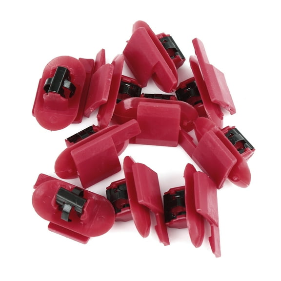 10pcs Plastic Rivet Red Bumper Fender Fastener Clips Retainer for GM 11547026