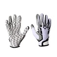 thumbnail image 2 of Guantes antideslizantes para fútbol americano y rugby, transpirables, de dedo completo, para béisbol, talla L, 2 of 14