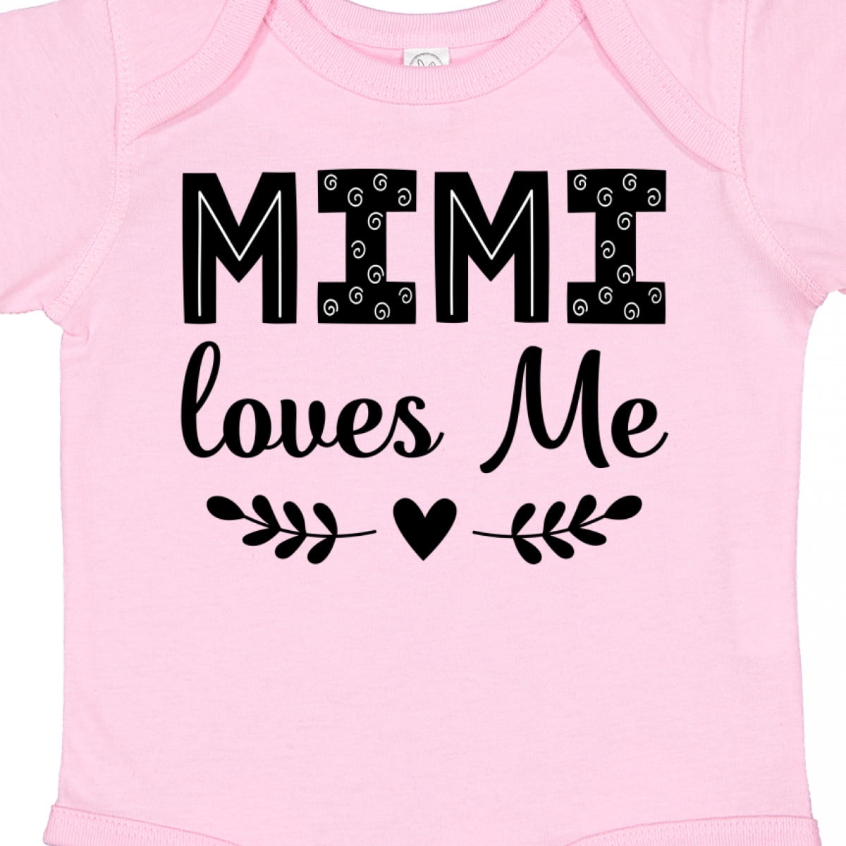 Inktastic Mimi Loves Me Baby Clothes Girl Girls Baby Bodysuit