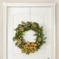 thumbnail image 2 of R n' d Durable Seasonal Toys Door Wreath, White, 2 of 5