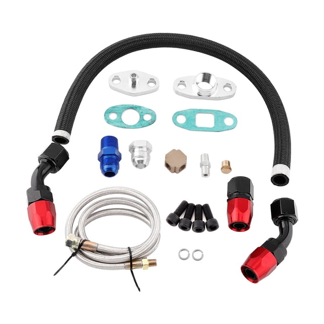Kit de brida BuyWeek para línea de alimentación de aceite de turbo
