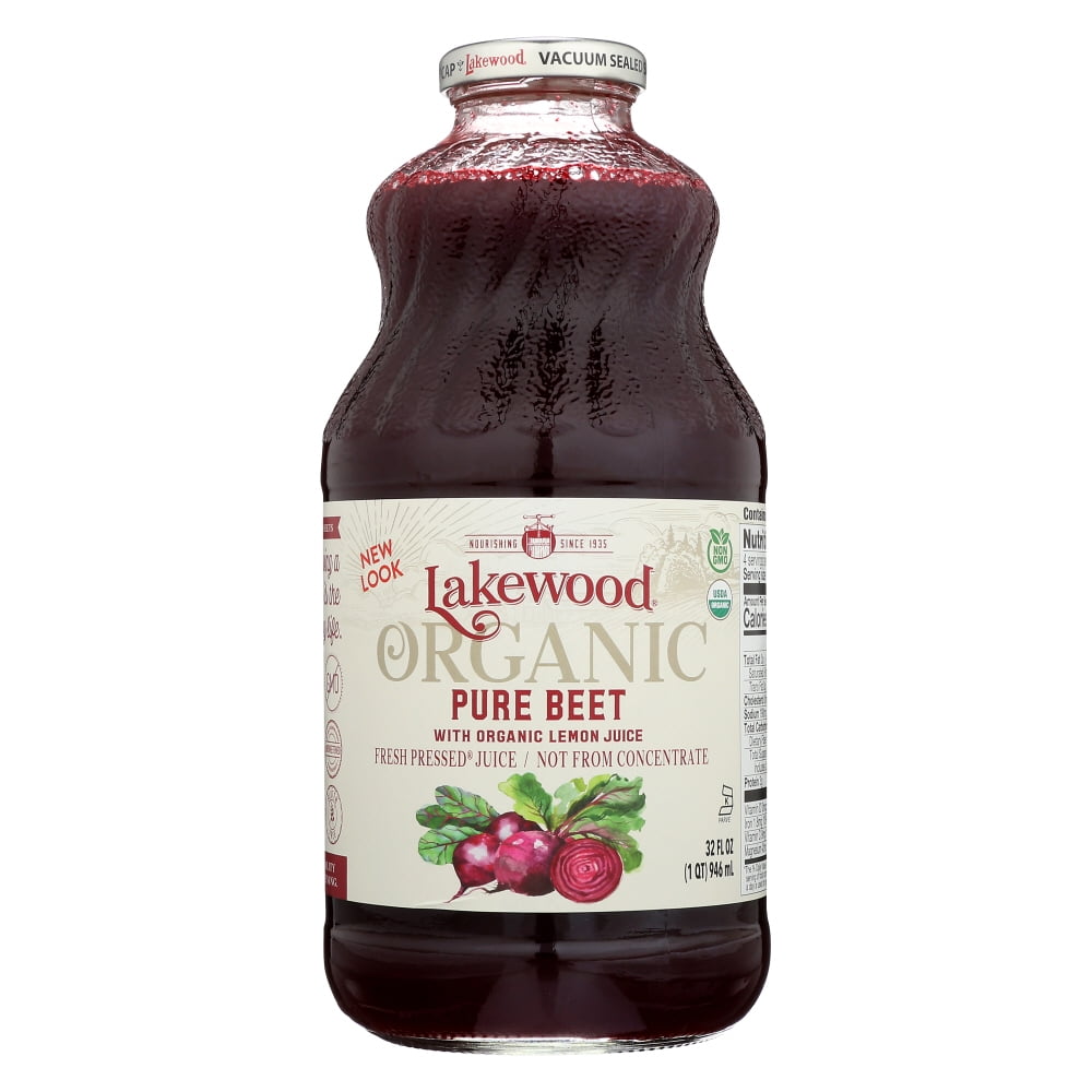 Lakewood Organic Pure Beet Juice, 32 Fl Oz
