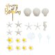 thumbnail image 1 of 21 adornos de flores para tartas con estrellas , corales y , decoración hawaiana para tartas de playa, para bodas y ., 1 of 9