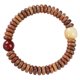 thumbnail image 1 of Pulsera Birmana Padauk Spacer Bead de 3 x 8 mm para hombre y mujer, 1 of 2
