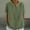 Green, variant on Women Linen Tops Summer Solid Collared Short Sleeve Shirt Casual Loose Tunic Tops Blouses