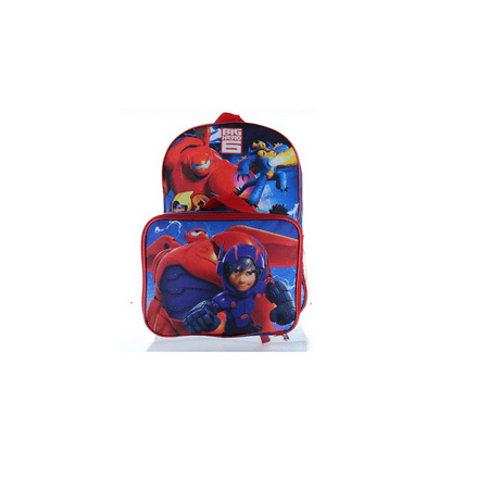 backpack disney big 6 hiro and baymax w lunch bag backpack disney big 6 hiro and baymax w lunch bag
