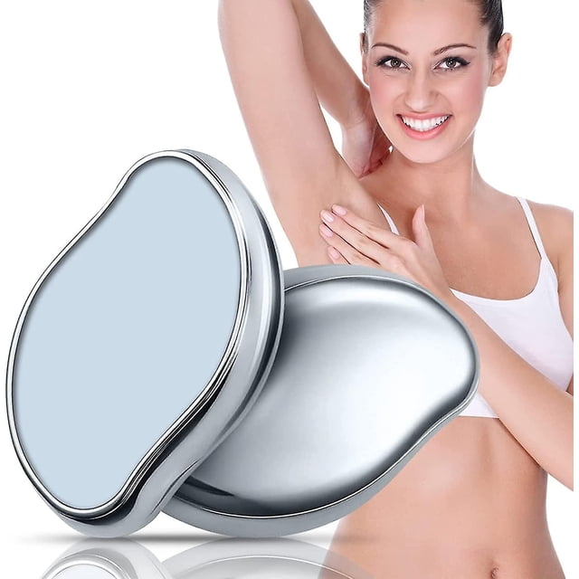 borrador de pelo de cristal | Depiladora de cristal lavable | Depilación sin afeitar, dolor y corte para pierna brazo espalda