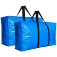 thumbnail image 1 of Bolsas de almacenamiento HaoHakka Jumbo, plegables, impermeables, XXL, 107 x 58 x 34 cm, paquete de 2, 1 of 6