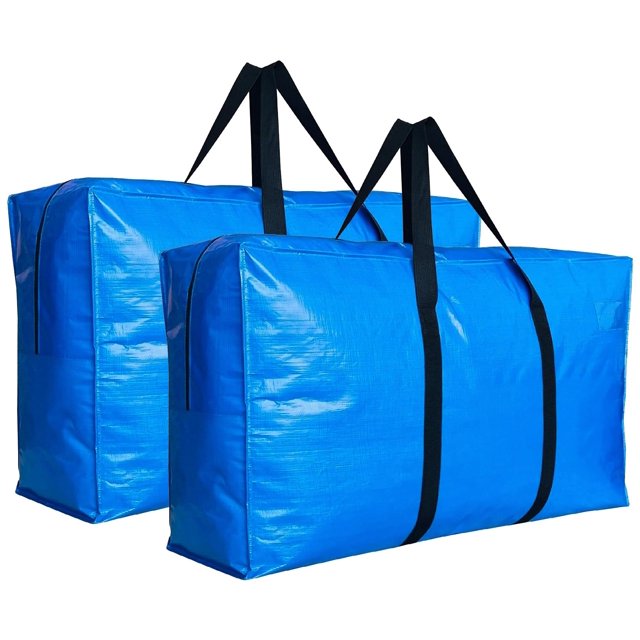 Bolsas de almacenamiento HaoHakka Jumbo, plegables, impermeables, XXL, 107 x 58 x 34 cm, paquete de 2