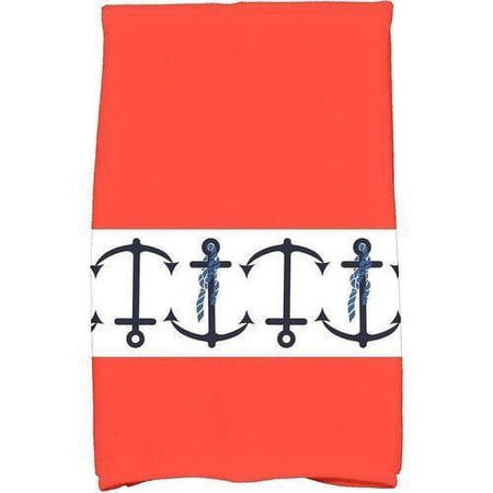 Simply Daisy 18" x 30" Anchor Stripe Stripe Print Kitchen Towel