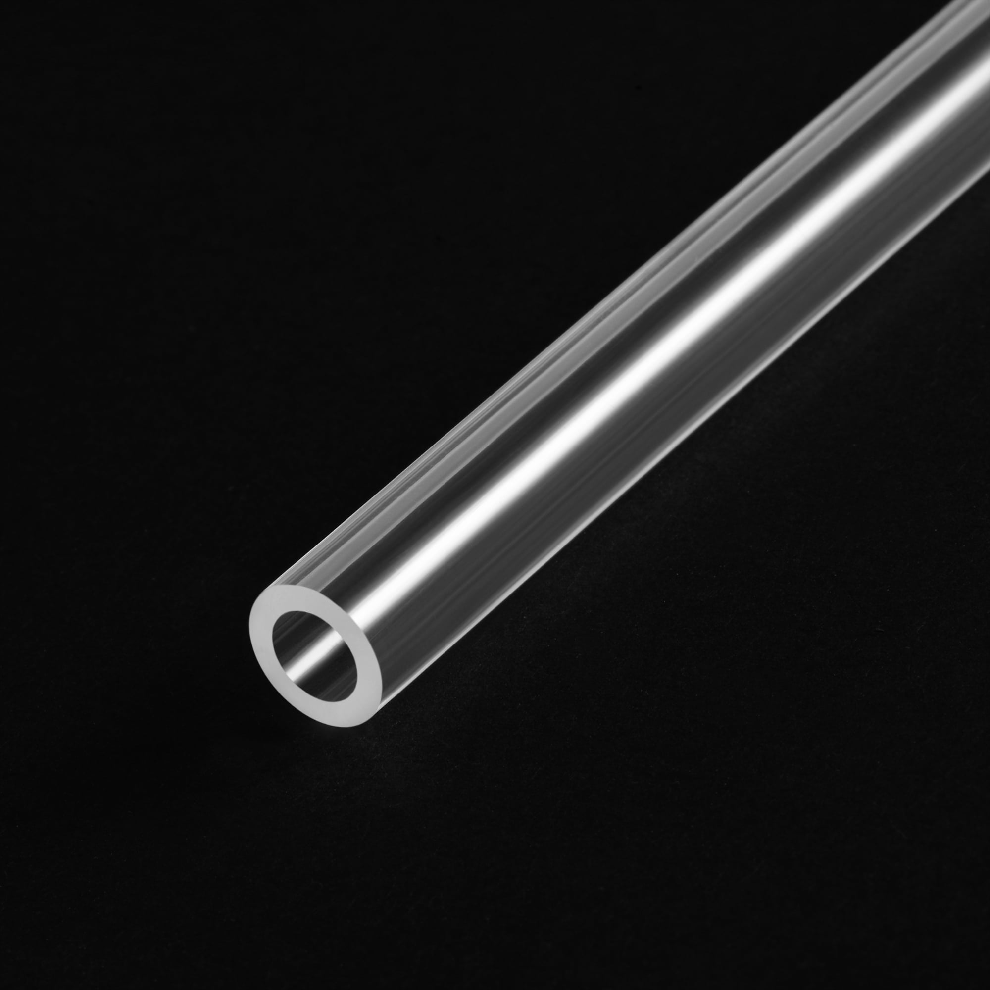 Unique Bargains Rigid Acrylic Pipes Round Tube 0.25" ID x 0.40" OD x 19.69" L