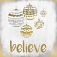 thumbnail image 3 of Allen, Kimberly 12x12 Black Modern Framed Museum Art Print Titled - Believe Christmas, 3 of 5