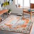 thumbnail image 2 of Tevazu Burnt Orange 6'7" x 9' Traditional Rectangle Area Rug, 2 of 2