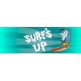 thumbnail image 2 of Prime, Marcus 32x13 White Modern Wood Framed Museum Art Print Titled - Surfs Up 2, 2 of 4