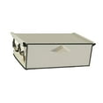 thumbnail image 1 of Forro para carrito de camping, bolsa interior plegable de tela Oxford para carrito de la compra, ideal para jardín, compras, recados y actividades al Beige 74cmx45cmx25cm, 1 of 8