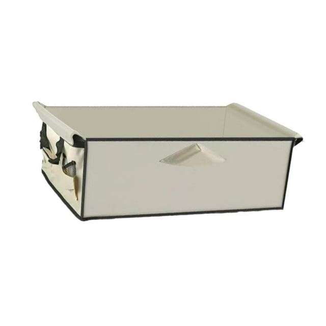 Forro para carrito de camping, bolsa interior plegable de tela Oxford para carrito de la compra, ideal para jardín, compras, recados y actividades al Beige 74cmx45cmx25cm