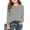 Z11Gray, variant on Girls Long Sleeve T Shirts Kids Fall Tops Crewneck Basic Tees 5-14Y Purple 140