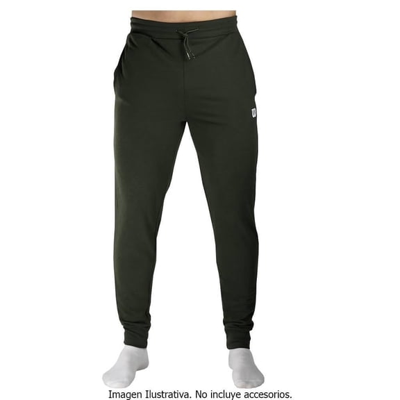 Pantalón Wilson Talla G Jogger Deportivo Liso Verde Militar