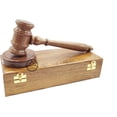 thumbnail image 4 of Premium Sturdy Unbreakable-Joint Wooden Gavel Boxed Set Cream Color Polished Gavel and Sound Block Gift Box Set for Lawyer, Judge and Auctioneer, 4 of 4