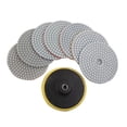 thumbnail image 1 of Riwesomey Almohadillas de diamantes Discos de pulido de pulido en seco húmedo Mármoles Hoja de piedra Amoladora Pulidora Juego de Herramientas eléctricas Tipo 3 Riwesomey TO011009-03, 1 of 6