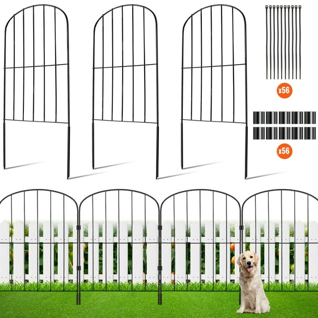 Metal fence 24*13 inch 28 pieces uncharged