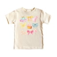 thumbnail image 4 of Girly Coquette Birthday Things Graphic Shirt for Toddlers, Girls & Teens Trendy Party T-Shirt Natural Shirt 4T, 4 of 5