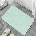 thumbnail image 5 of Shower Stone Bath Mat, Diatom Material, Water-Absorbent, Quick Drying, Non , Easy Care, Decor for Front Door, Bathroom, Living Room, Bedroom, Green, 50Ã80cm/19.96Ã31.5in, 1PC, 5 of 7