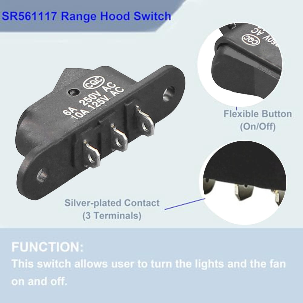 AFQH AC250V Rocker Toggle Switch - Easy Installation & Sturdy Design!