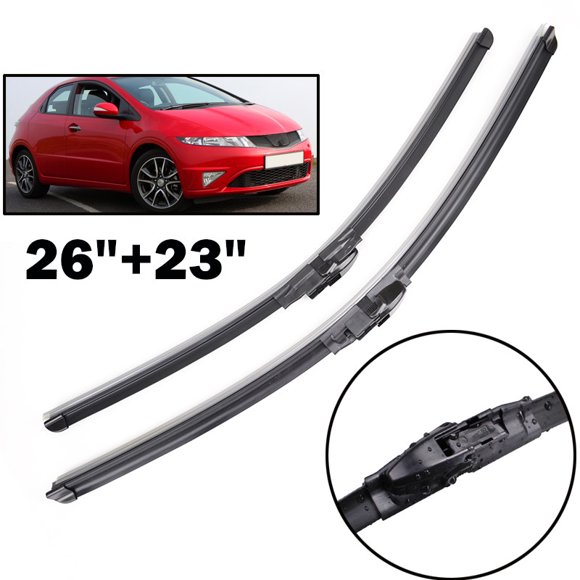 " for Honda for Civic 8 2005-2011 WINDSHIELD WIPER BLADES SET FRONT 26""+23"-