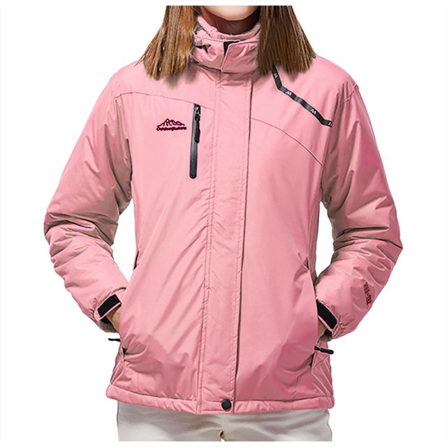 Winter Women's Windproof Oversized Snowsuit Thickened Warm Jacket Outdoor Cold Weather Coat