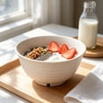 thumbnail image 5 of 4PCS Unbreakable Cereal Bowls, 30 OZ Ramen Bowl, Microwave and Dishwasher Safe BPA-Free Eco-Friendly Deep Soup Bowl for Cereal, Salad, Soup, Rice (NOT CERAMIC, White), 5 of 7