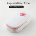 thumbnail image 5 of Pet Automatic Timing Feeder Detachable Auto Dog Dry Food Dispenser Food Feeder Timed for Cats Dogs, Gray, 5 of 6