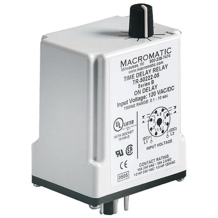 Macromatic SinFunTimeDelayRelay  120VAC/DC  8Pins TR-50222-10 price history on PriceWatchPro
