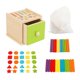 thumbnail image 1 of Clay de forma de color Toy Educational Educational Hands On Habilidad Forma Combatado de aprendizaje temprano Reconocimiento de color para 3 4 5 años Estilo C, 1 of 9
