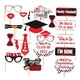 thumbnail image 5 of 19 piezas de accesorios recortables para fotos con purpurina divertida para selfies de fiesta de graduación, fotos de graduación Estilo A, 5 of 9