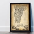 thumbnail image 6 of Vermont United States Map Poster, Vermont United States road Map Art Poster, Canvas,, Vermont United States Map Canvas - 89AZ1283, 6 of 6