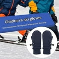 thumbnail image 4 of RYUJNDK Quick-Dry Waterproof Ski Gloves Kid Insulated Snow Gloves Winter Warm Gloves for Kid Keep Their Hands Warm & Dry, 4 of 19