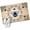 Brown, variant on 2x3 Ft Entryway Area Rug, Vintage Bees Crowns Kitchen Rug Runner Washable Floor Mat, Retro Leaves Rings Gray Wooden Non Slip Indoor Door Mat Throw Carpet for Bathroom Living Room Bedroom