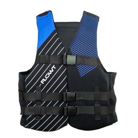 Flowt 40501-2-2X-3X Comfort Flex Neoprene Vest, Blue - 2X & 3X