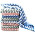 thumbnail image 1 of 9 Pieces Microfiber Cleaning Cloth Ultra Absorbent Kitchen Household Cleaning Cloth Washable Microfiber Wipes Kitchen Home Bathroom Office Colorful, 1 of 5