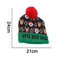 thumbnail image 2 of Gorro navideño iluminado Gorro navideño con luces LED para adultos Suministros para fiestas de Navidad y Año Nuevo, 2 of 5
