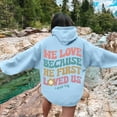 thumbnail image 2 of Wdgfv Zip Up Hoodie Women Women's Hoodies & Sweatshirts Letter Print Long Sleeved Hoodie with Pockets for Comfortable, 2 of 5