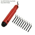 thumbnail image 1 of Lefu NB1100 Handle Burr Deburring Remover Cutting Tool with 10pcs Rotary Deburr Blade, 1 of 9