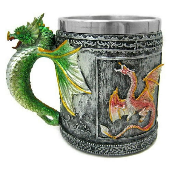 Gothic Dragon Tankard Coffee Mug Cup Medieval by Private Label