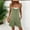 Army Green, variant on YHAJDS Womens Rompers Solid Suspenders Overall Shorts Casual Summer Vacation Wear