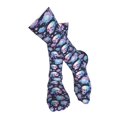 thumbnail image 4 of Pofeuu flower Skull in starry sky Print Stockings, Adult Running Hiking Socks for Youth and Adult-One Size, 4 of 8