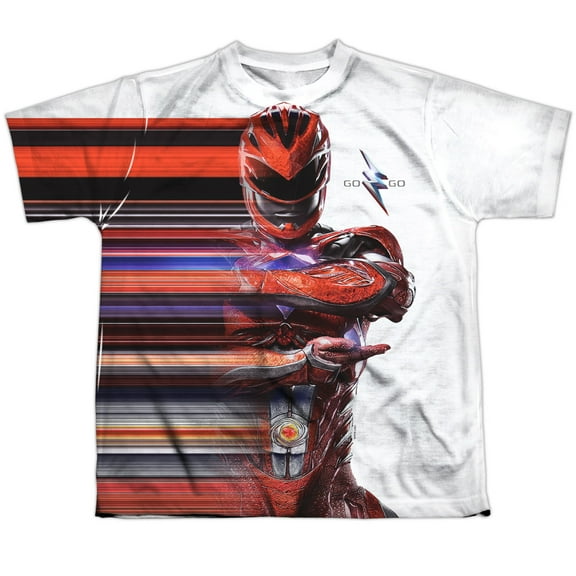 Power Rangers - Red Streak - Youth Short Sleeve Shirt - Medium