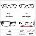 thumbnail image 3 of TruVision Readers - 9501HP - 4 pk - Noir 2.75, 3 of 5